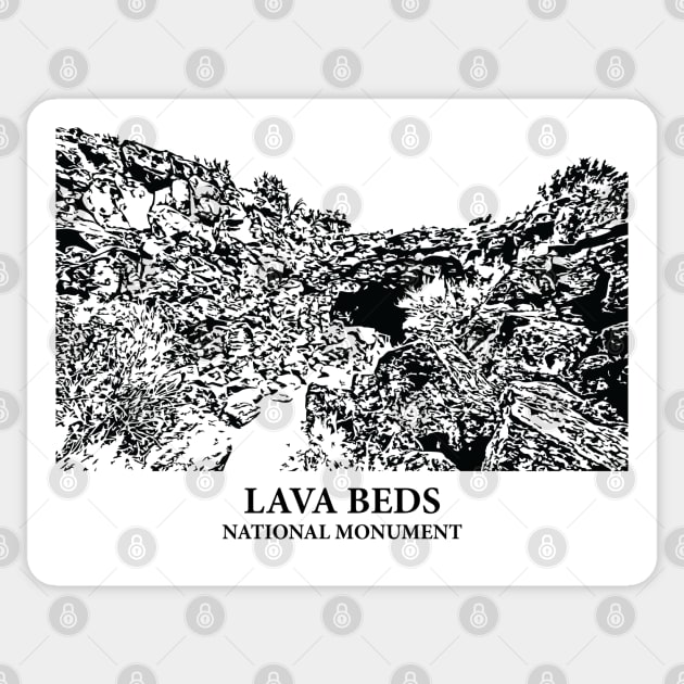 Lava Beds National Monument Sticker by Lakeric